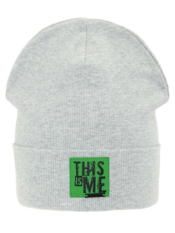 Шапка Магнит, Миалт серый/меланж, весна-осень - Для девочек весна-осень