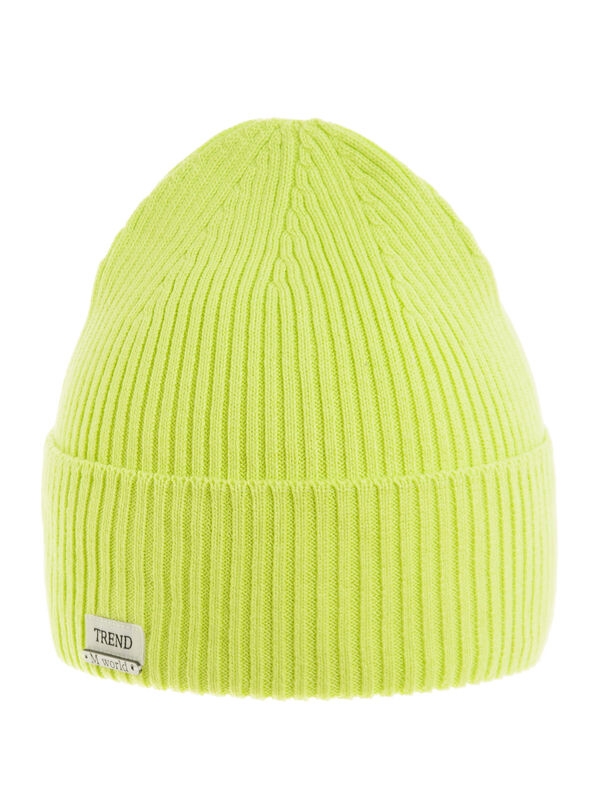 Шапка Привилегия, Миалт лимон/неон, весна-осень - Для девочек весна-осень