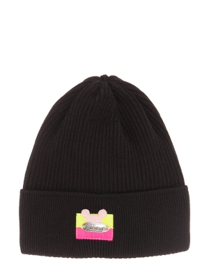 Шапка для девочки Слойка, Миалт черный, весна-осень