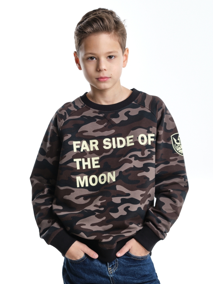 Свитшот для мальчиков Mini Maxi, модель 5010, цвет камуфляж - Свитшоты для мальчиков