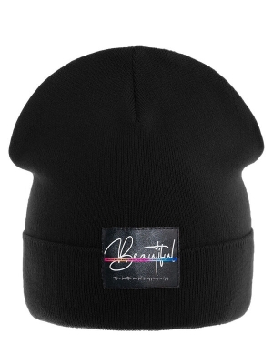 Шапка для девочки Шоколад, Миалт черный, весна-осень