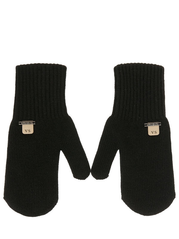 Варежки для мальчика Стилет, Миалт черный, зима - Варежки