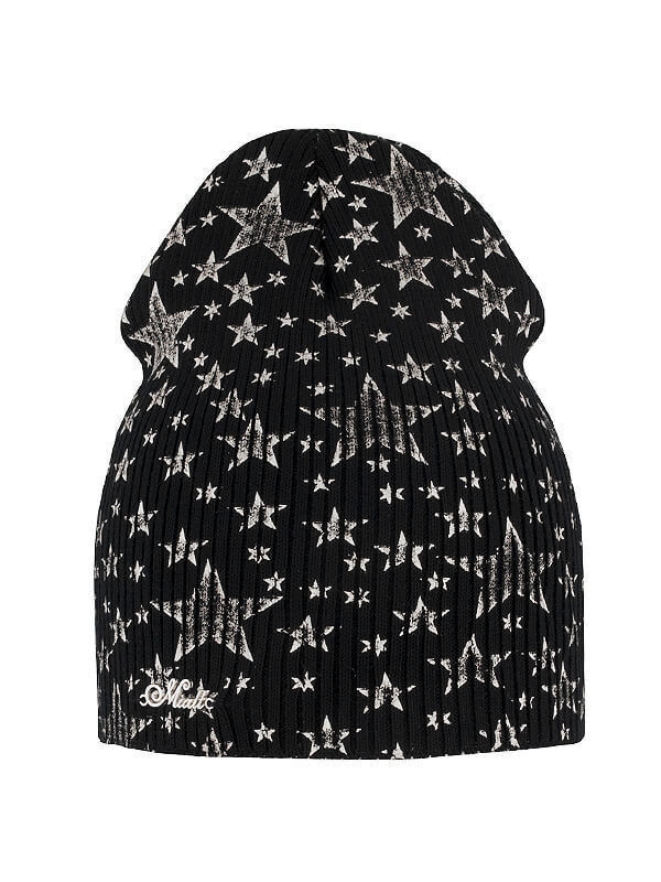 Шапка для девочки Селена, Миалт черный/серебро, весна-осень - Для девочек весна-осень