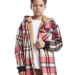 Толстовка для мальчиков Mini Maxi, модель 7986, цвет красный/клетка