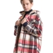 Толстовка для мальчиков Mini Maxi, модель 7986, цвет красный/клетка