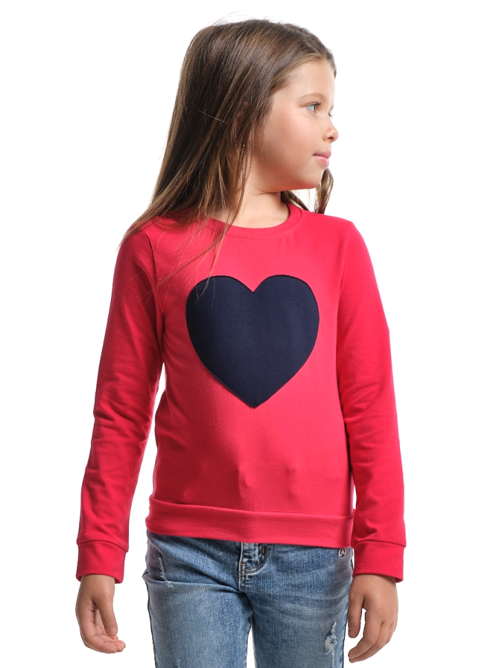 Лонгслив для девочек Mini Maxi, модель 3964, цвет красный - Лонгсливы