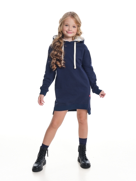 Платье для девочек Mini Maxi, модель 7505, цвет синий - Платья для девочек с длинным рукавом