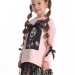 Платье для девочек Mini Maxi, модель 6904, цвет кремовый/розовый/черный