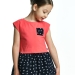 Футболка для девочек Mini Maxi, модель 142, цвет коралловый