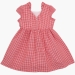 Платье для девочек Mini Maxi, модель 6248, цвет клетка/красный/белый