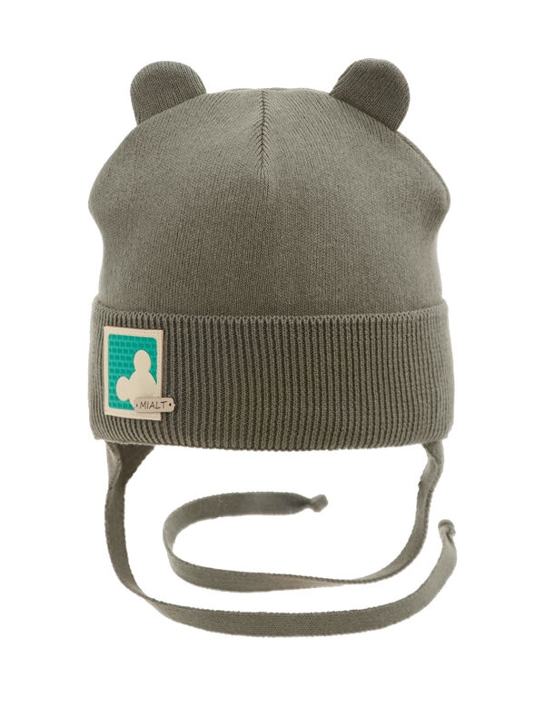 Шапка для мальчика Рафаэль, Миалт бежевый/хаки, весна-осень - Шапки весна-осень