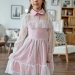 Платье для девочки нарядное БУШОН ST79, цвет пудра