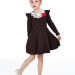 Платье для девочек Mini Maxi, модель 4011, цвет коричневый