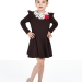 Платье для девочек Mini Maxi, модель 4011, цвет коричневый