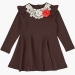 Платье для девочек Mini Maxi, модель 4011, цвет коричневый