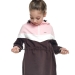 Платье-туника для девочек Mini Maxi, модель 7004, цвет розовый/коричневый