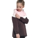 Джемпер для девочек Mini Maxi, модель 7004, цвет розовый/коричневый