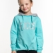 Худи для девочек Mini Maxi, модель 6916, цвет бирюзовый