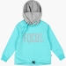 Худи для девочек Mini Maxi, модель 6916, цвет бирюзовый