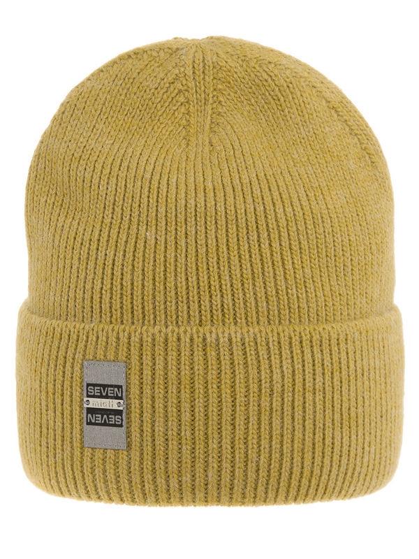 Шапка для мальчика Seven, Миалт горчичный, зима - Шапки осень-зима