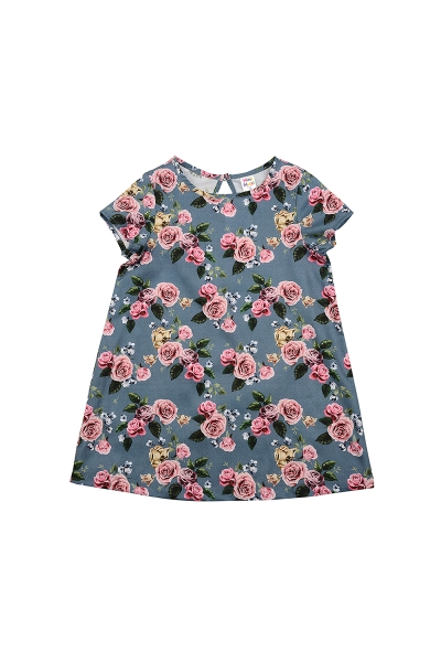 Платье для девочек Mini Maxi, модель 6195, цвет мультиколор - Платья для девочек с коротким рукавом