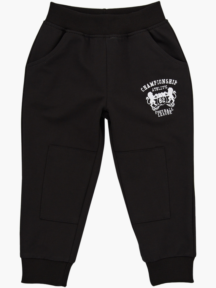 Джоггеры для мальчиков Mini Maxi, модель 4181, цвет черный - Брюки спортивные (джогеры)