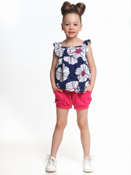 Комплект одежды для девочек Mini Maxi, модель 1458/1459, цвет мультиколор - Комплекты летние