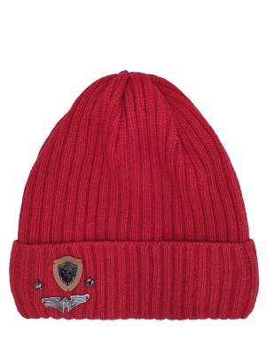 Шапка для мальчика Вихрь-1, Миалт красный, зима