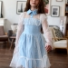 Платье для девочки нарядное БУШОН ST79, цвет голубой