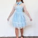 Платье для девочки нарядное БУШОН ST79, цвет голубой