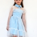 Платье для девочки нарядное БУШОН ST79, цвет голубой