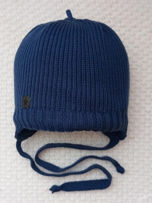 Шапка для мальчика Данилка, Миалт темно-джинсовый, зима