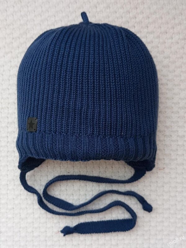 Шапка для мальчика Данилка, Миалт темно-джинсовый, зима - Шапки осень-зима