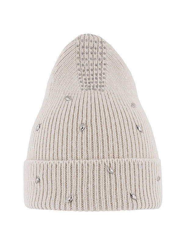 Шапка для девочки Lux, Миалт светло-бежевый - Зимние шапки для девочек