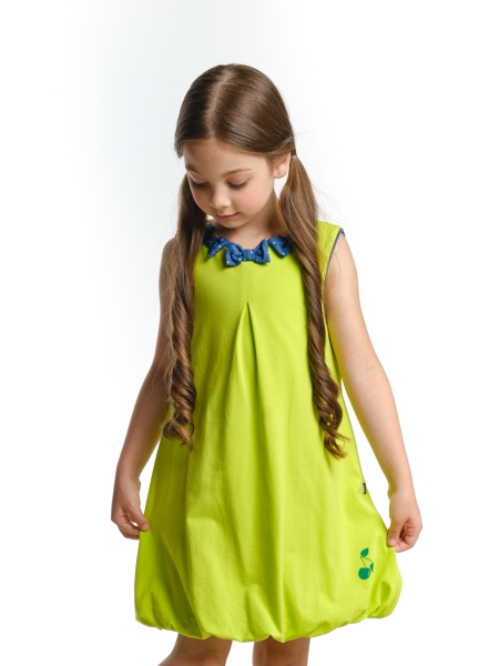 Платье для девочек Mini Maxi, модель 2946, цвет салатовый - Платья для девочек с коротким рукавом