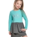 Платье для девочек Mini Maxi, модель 6038, цвет бирюзовый