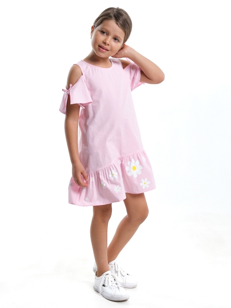 Платье для девочек Mini Maxi, модель 4602, цвет розовый - Платья для девочек с коротким рукавом