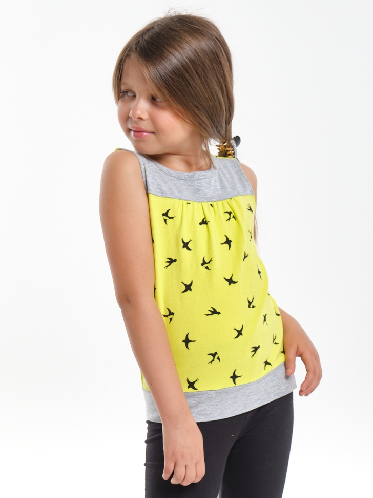 Футболка для девочек Mini Maxi, модель 3231, цвет неон - Футболки для девочек