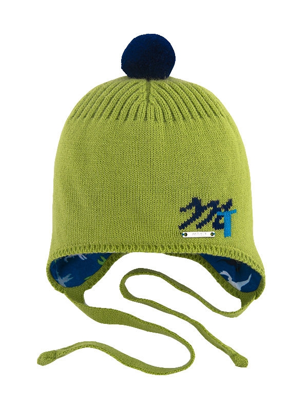Шапка для мальчика Марат, Миалт ярко-салатовый - Шапки весна-осень