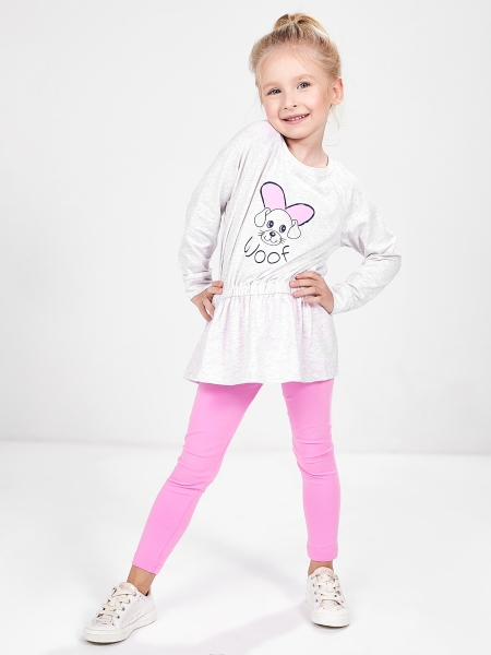 Комплект одежды для девочек Mini Maxi, модель 3814/3815, цвет белый - Комплекты летние