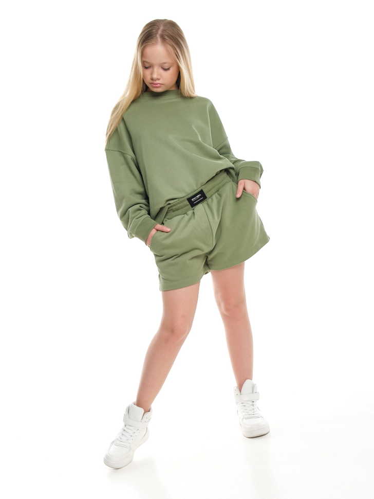 Шорты для девочек Mini Maxi, модель 7630, цвет хаки - Шорты для девочек