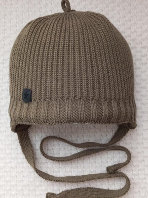 Шапка для мальчика Данилка, Миалт хаки, зима