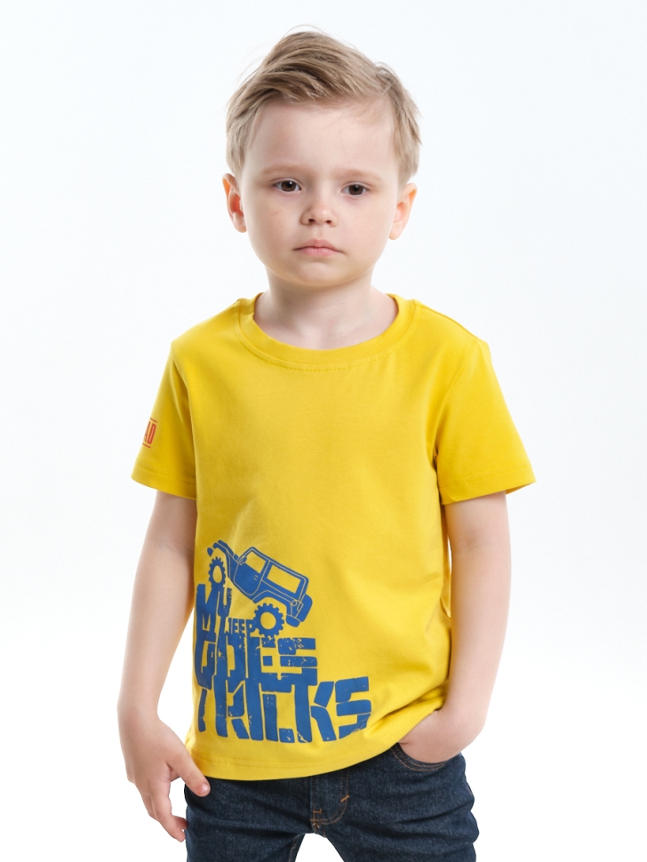 Футболка для мальчиков Mini Maxi, модель 4720, цвет горчичный - Футболки для мальчиков