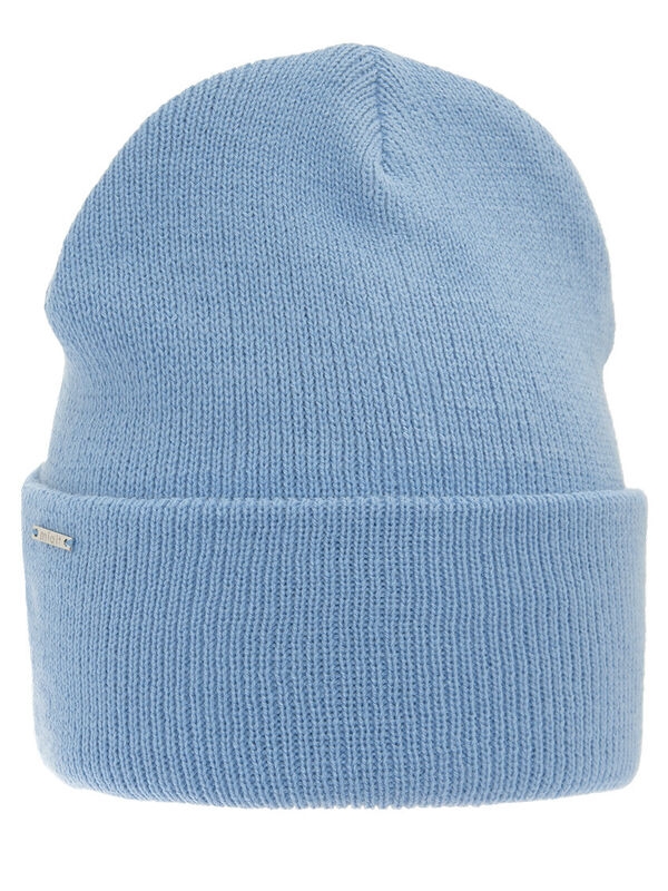 Шапка Инжир, Миалт светлый/джинс, зима - Шапочки молодежные