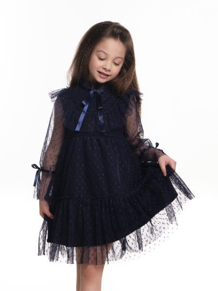 Платье для девочек Mini Maxi, модель 7360, цвет синий/синий - Платья праздничные / нарядные