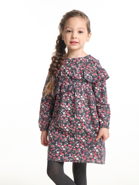 Платье для девочек Mini Maxi, модель 6194, цвет мультиколор - Платья для девочек с длинным рукавом