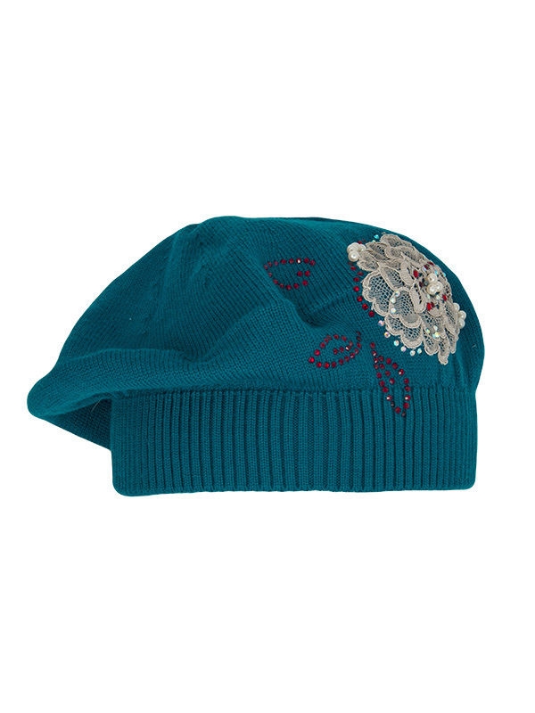 Берет для девочки Георгина, Миалт морской, весна-осень - Береты для девочек