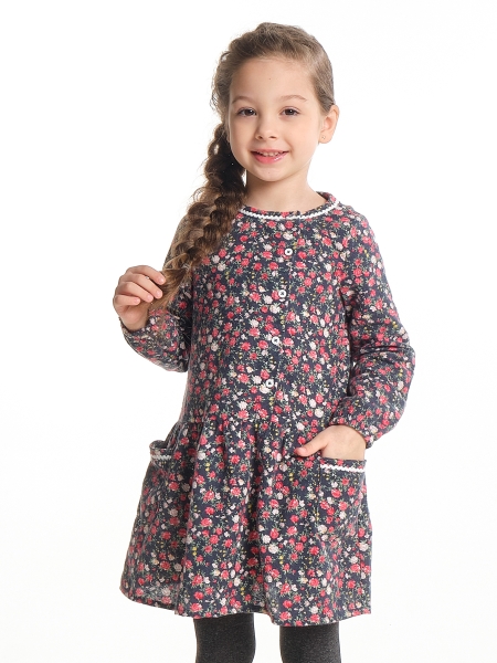 Платье для девочек Mini Maxi, модель 2691, цвет мультиколор - Платья для девочек с длинным рукавом