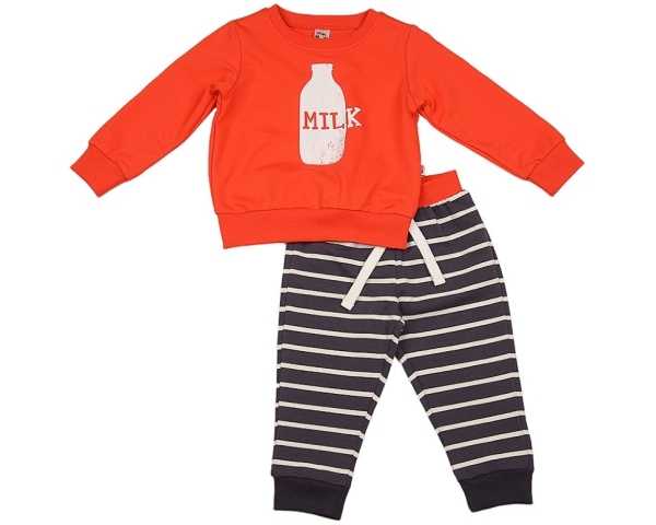Комплект одежды для девочек Mini Maxi, модель 0985, цвет красный - Комплекты трикотажные