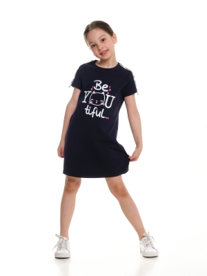 Платье для девочек Mini Maxi, модель 7498, цвет темно-синий